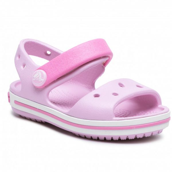 Sandali CROCS - Crocband Sandal Kids 12856 Ballerina Pink Sandali CROCS - Crocband Sandal Kids 12856 Ballerina Pink