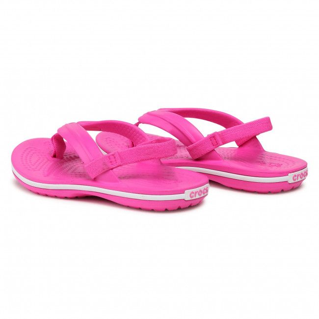 Sandali CROCS - Crocband Strap Flip K 205777 Electric Pink