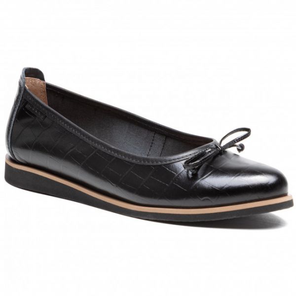 Ballerine NESSI - 21777 Czarny Coco Ballerine NESSI - 21777 Czarny Coco