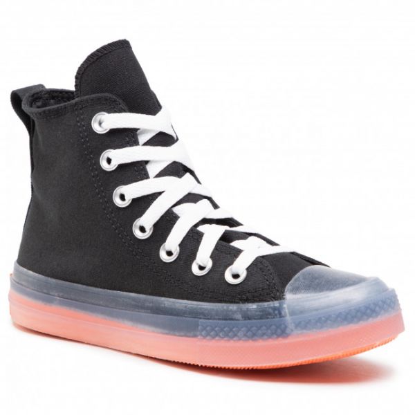 Scarpe da ginnastica Converse - Ctas Cx Hi 167809C Black/Clear/Wild Mango Scarpe da ginnastica Converse - Ctas Cx Hi 167809C Black/Clear/Wild Mango