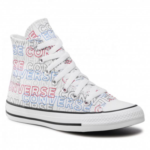 Scarpe da ginnastica Converse - Ctas Hi 170107C White/University Red Scarpe da ginnastica Converse - Ctas Hi 170107C White/University Red