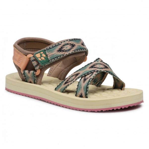 Sandali JACK WOLFSKIN - Zulu K 4039891 Beige/Rose Sandali JACK WOLFSKIN - Zulu K 4039891 Beige/Rose