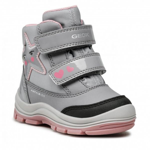 Stivali da neve GEOX - B Flanfil G.B Abx A B163WA A050FU C0502 M Grey/Pink Stivali da neve GEOX - B Flanfil G.B Abx A B163WA A050FU C0502 M Grey/Pink