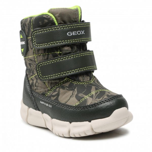 Stivali da neve Geox - B Flexyper B.B Abx C B043PC 0MNBU C3Y7N M Mimetic/Lime Stivali da neve Geox - B Flexyper B.B Abx C B043PC 0MNBU C3Y7N M Mimetic/Lime