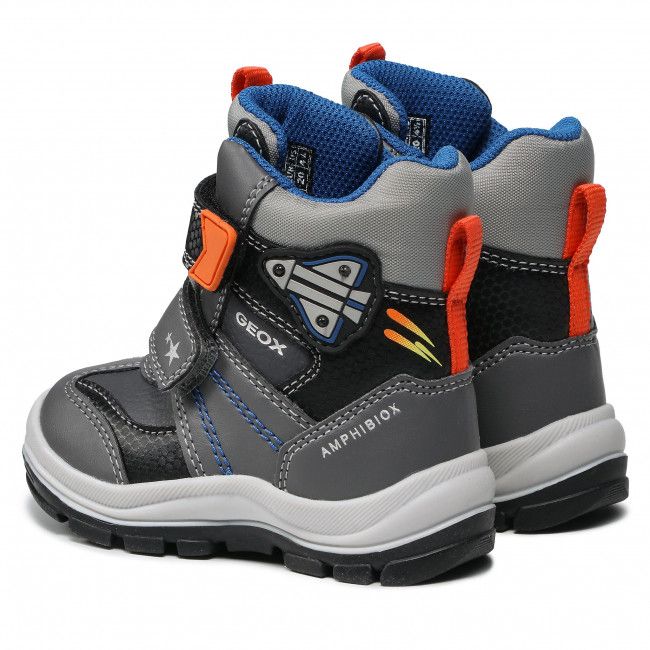 Stivali da neve Geox - B Flanfil B.B Abx A B163VA 054FU C0062 M Dk Grey/Black