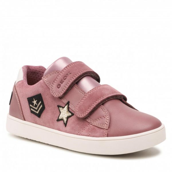 Sneakers GEOX - J Kathe G. A J16EUA 022BC C8007 D Dk Rose Sneakers GEOX - J Kathe G. A J16EUA 022BC C8007 D Dk Rose