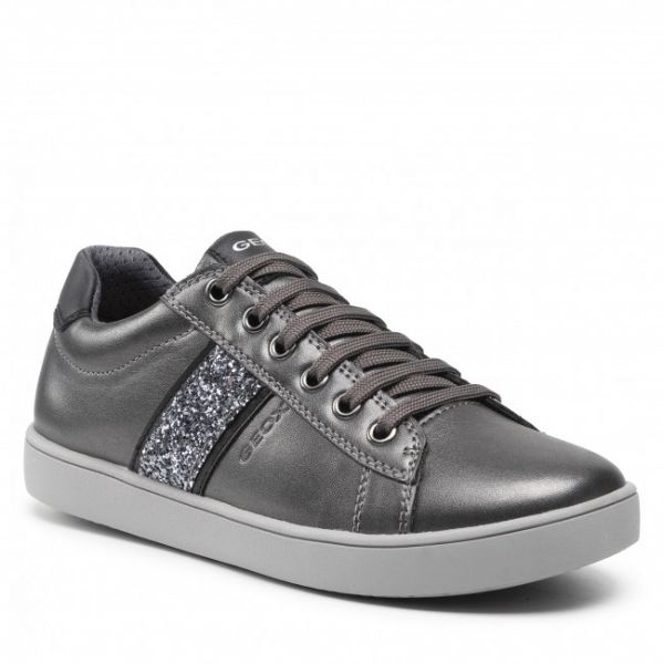 Sneakers Geox - J Kathe G.E J16EUE 000NF C1009 S Dk Silver Sneakers Geox - J Kathe G.E J16EUE 000NF C1009 S Dk Silver