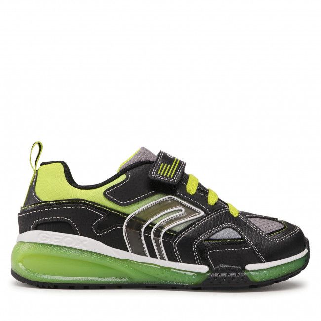 Sneakers Geox - J Bayonyc B. A J16FEA 0CEFU C0802 D Black/Lime