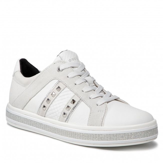 Sneakers GEOX - D Leelu' C D16FFC 08522 C1352 White/Off White