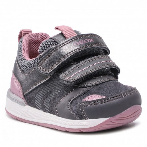 Sneakers Geox - B Rishon G. A B150LA 022MA C0952 Dk Grey/Pink Sneakers Geox - B Rishon G. A B150LA 022MA C0952 Dk Grey/Pink
