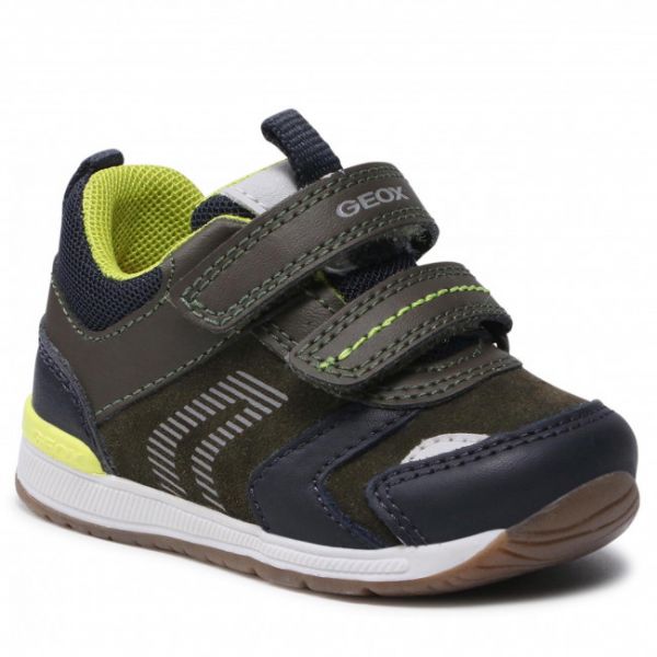 Sneakers GEOX - B Rishon B. B B150RB 022BC C3024 Dk Green/Navy Sneakers GEOX - B Rishon B. B B150RB 022BC C3024 Dk Green/Navy