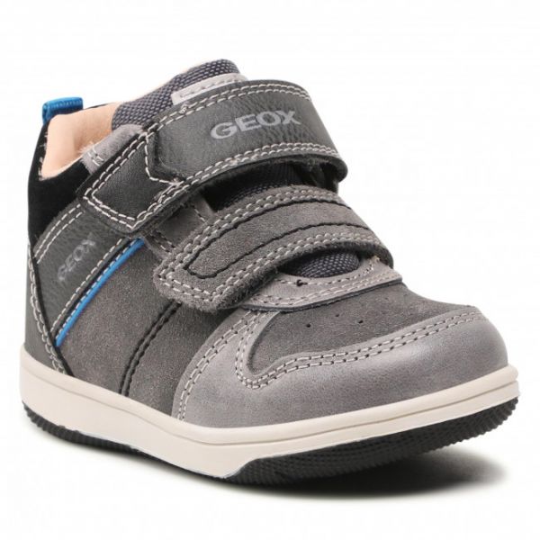 Polacchi Geox - B New Flick B. A B161LA 022ME C0043 M Grey/Black Polacchi Geox - B New Flick B. A B161LA 022ME C0043 M Grey/Black