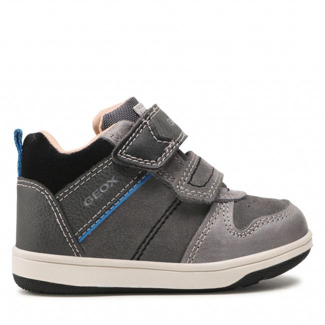 Polacchi Geox - B New Flick B. A B161LA 022ME C0043 M Grey/Black