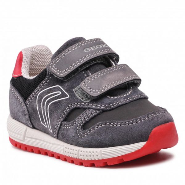 Sneakers Geox - B Alben B. D B163CD 022ME C0047 M Dk Grey/Red Sneakers Geox - B Alben B. D B163CD 022ME C0047 M Dk Grey/Red