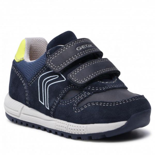 Sneakers Geox - B Alben B. D B163CD 022ME C4502 M Navy/Fluo Yellow Sneakers Geox - B Alben B. D B163CD 022ME C4502 M Navy/Fluo Yellow