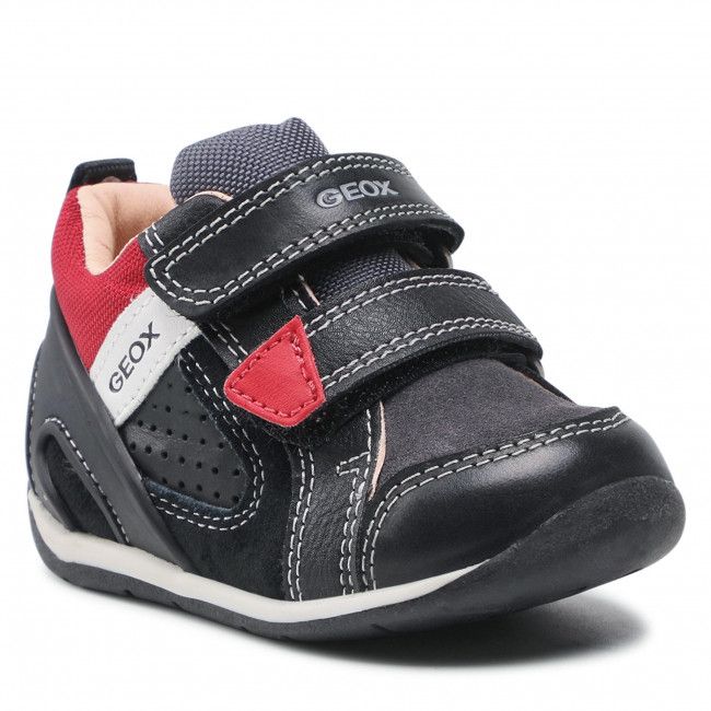 Sneakers Geox - B Eacg B. B B160BB 0CL22 C0048 Black/Red