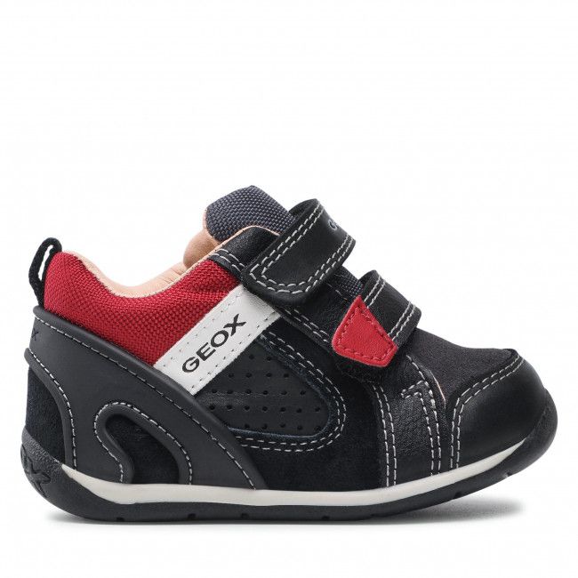 Sneakers Geox - B Eacg B. B B160BB 0CL22 C0048 Black/Red