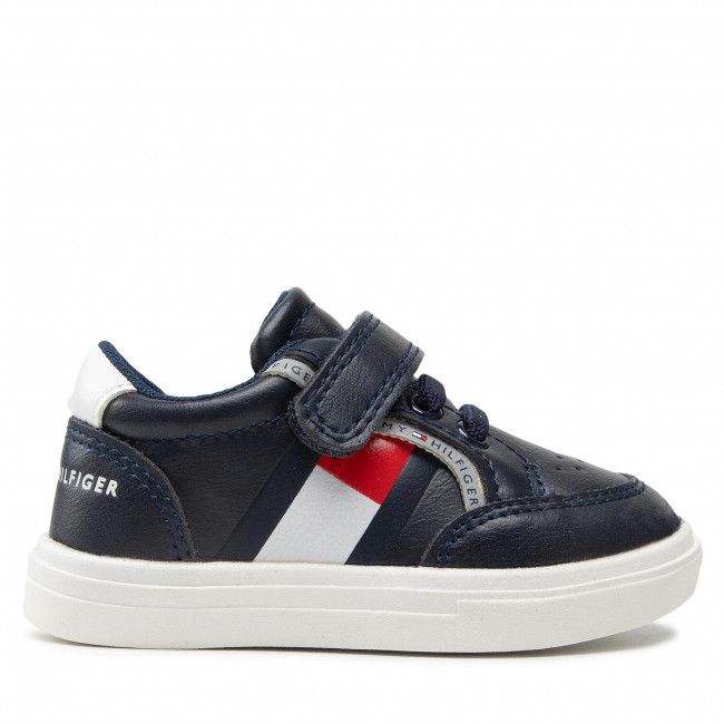 Sneakers TOMMY HILFIGER - Low Cut Lace T1B4-32038-0754Y004 Blue/White/Red Y004