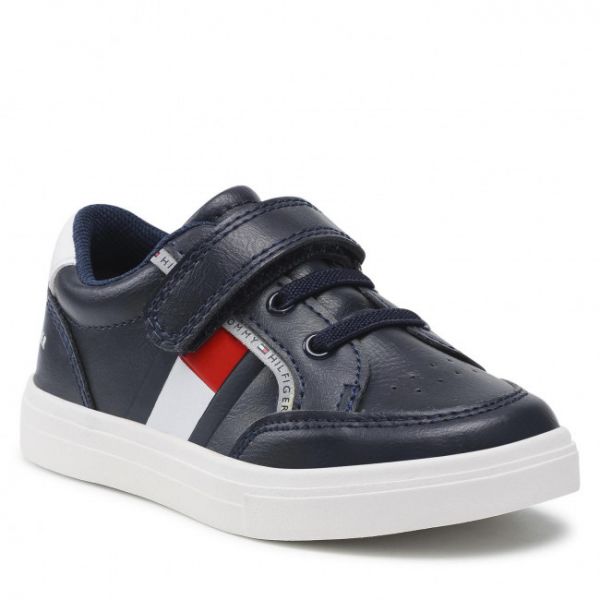 Sneakers Tommy Hilfiger - Low Cut Lace T1B4-32038-0754Y S Blue/White/Red 004 Sneakers Tommy Hilfiger - Low Cut Lace T1B4-32038-0754Y S Blue/White/Red 004