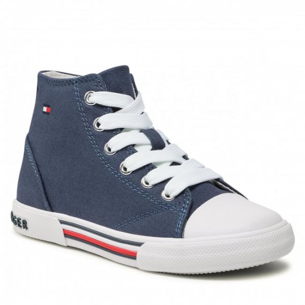 Scarpe da ginnastica Tommy Hilfiger - High Top Lace-Up T3X4-32060-0890 M Blue 800 Scarpe da ginnastica Tommy Hilfiger - High Top Lace-Up T3X4-32060-0890 M Blue 800
