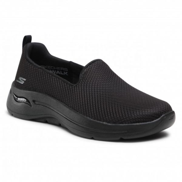 Scarpe basse SKECHERS - Go Walk Arch Fit 124401/BBK Black Scarpe basse SKECHERS - Go Walk Arch Fit 124401/BBK Black