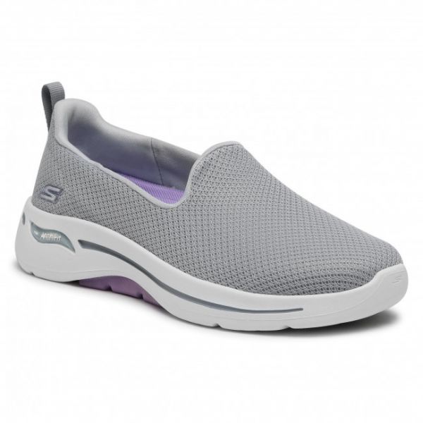 Scarpe basse SKECHERS - Go Walk Arch Fit 124401/GYLV Grey/Lavender Scarpe basse SKECHERS - Go Walk Arch Fit 124401/GYLV Grey/Lavender