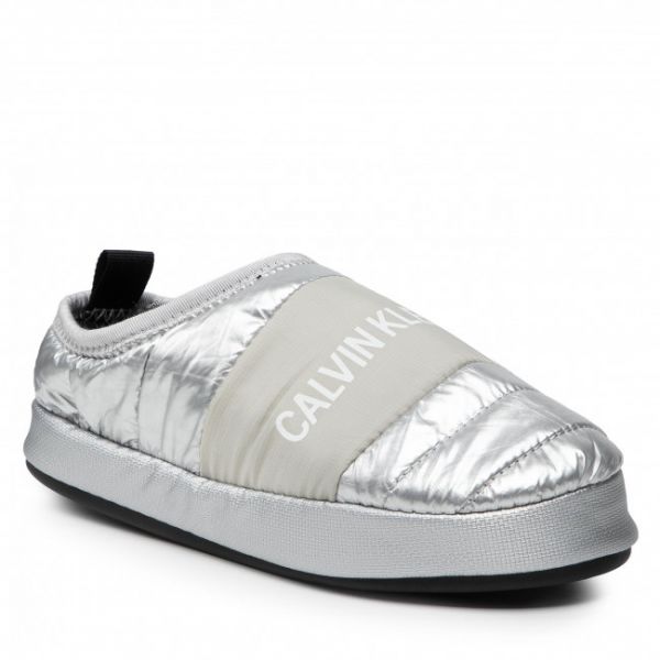 Pantofole CALVIN KLEIN JEANS - Home Shoe Slipper YW0YW00479 Silver 0IN