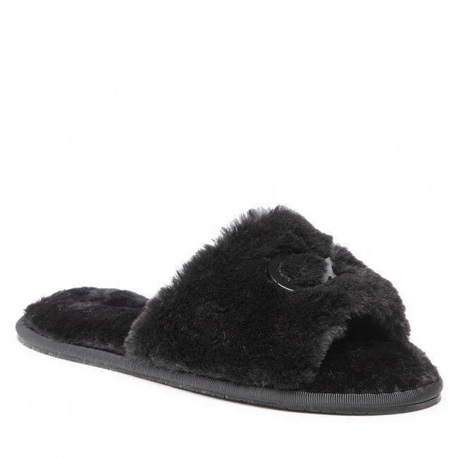 Pantofole CALVIN KLEIN - Slipper Sandal Fur HW0HW00634 Ck Black BAX