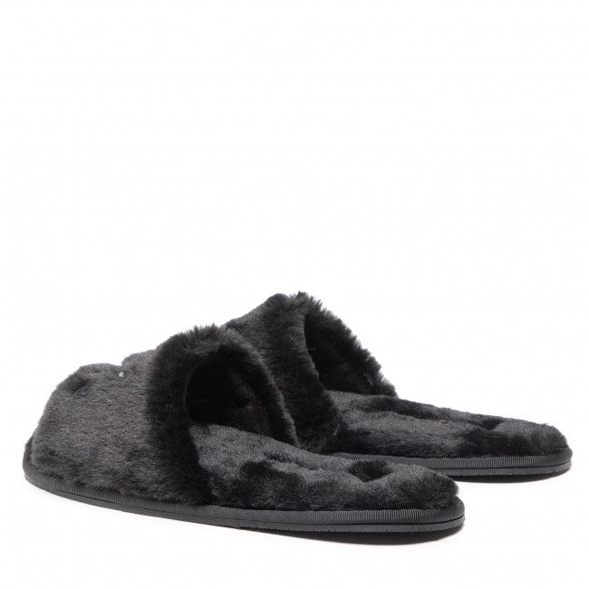 Pantofole CALVIN KLEIN - Slipper Sandal Fur HW0HW00634 Ck Black BAX