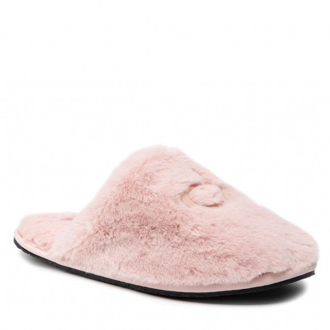 Pantofole CALVIN KLEIN - Slipper Mule Fur HW0HW00636 Desert Rose TBP