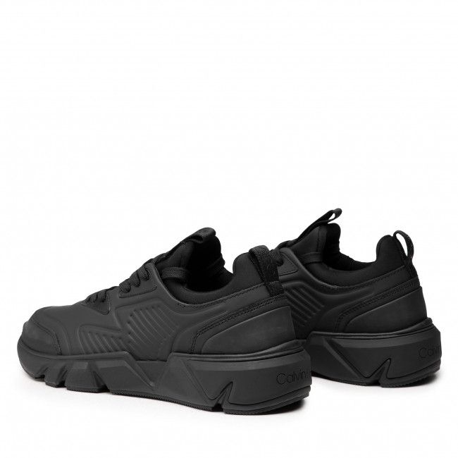 Sneakers Calvin Klein - Low Lace Up Lth HM0HM00317 Triple Black 0GJ