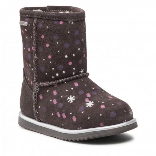 Scarpe EMU AUSTRALIA - Snow Brumby K12608 Charcoal Scarpe EMU AUSTRALIA - Snow Brumby K12608 Charcoal