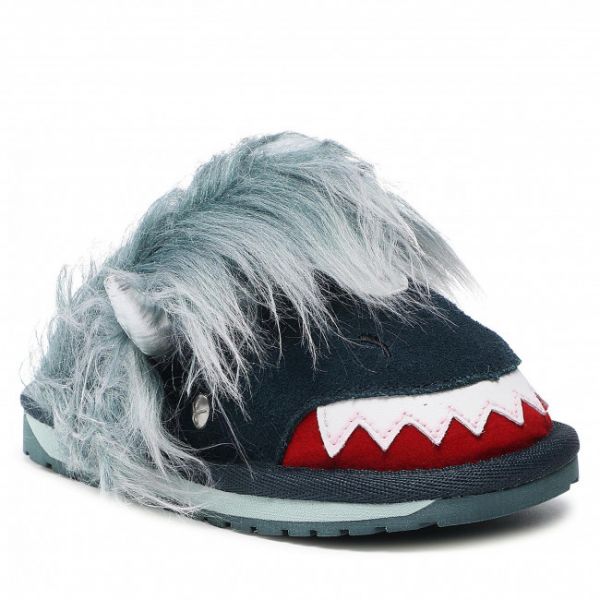 Pantofole EMU Australia - Monster Slipper K12620 Deep Teal Pantofole EMU Australia - Monster Slipper K12620 Deep Teal
