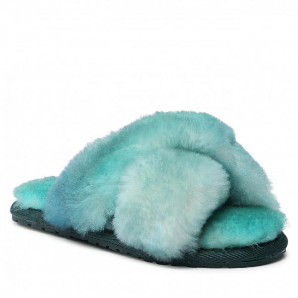 Pantofole EMU AUSTRALIA - Mayberry Tie Dye Teens T12630 Green Sea/Mer Verte Pantofole EMU AUSTRALIA - Mayberry Tie Dye Teens T12630 Green Sea/Mer Verte