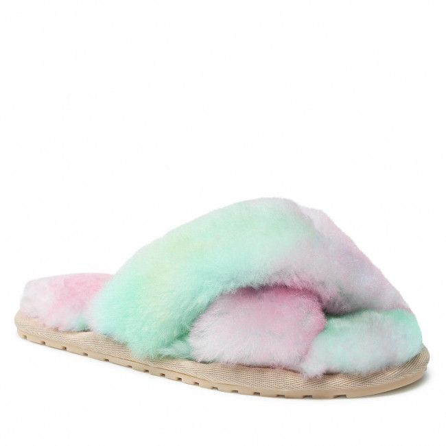 Pantofole EMU AUSTRALIA - Mayberry Tie Dye W12655 Fairy Floss