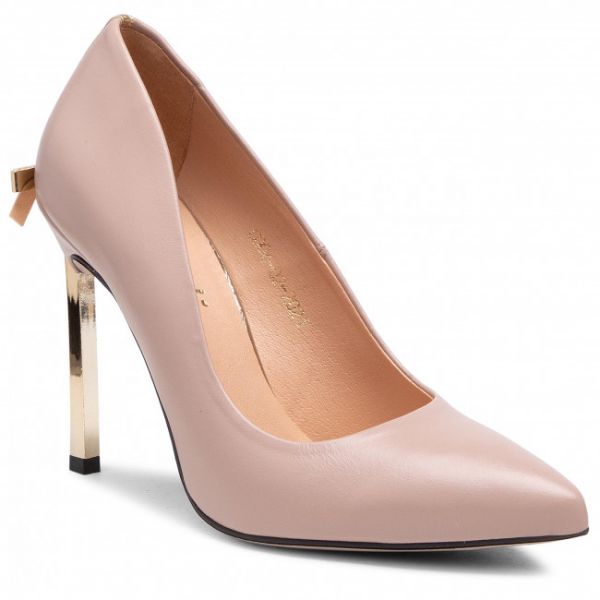 Scarpe stiletto R.POLAŃSKI - 1223 Różowy Lico/Złoto