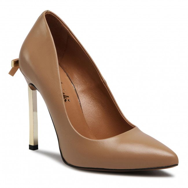 Scarpe stiletto R.POLAŃSKI - 1223 Camel Lico/Złoty