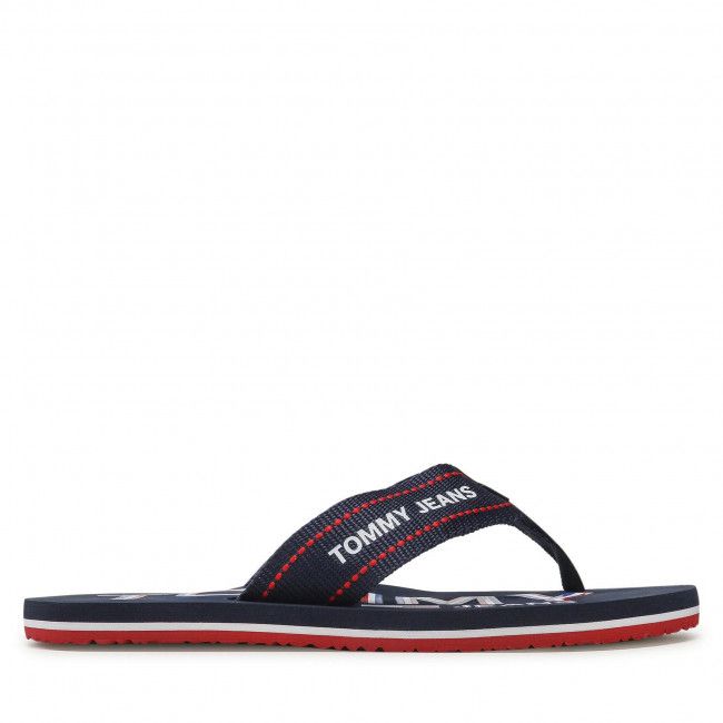 Infradito Tommy Jeans - Printed Beach Sandal EM0EM00728 Rwb 0GZ