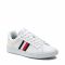 Sneakers TOMMY HILFIGER - Cupsole Court Stripes Knit Mix FM0FM03606 White YBR