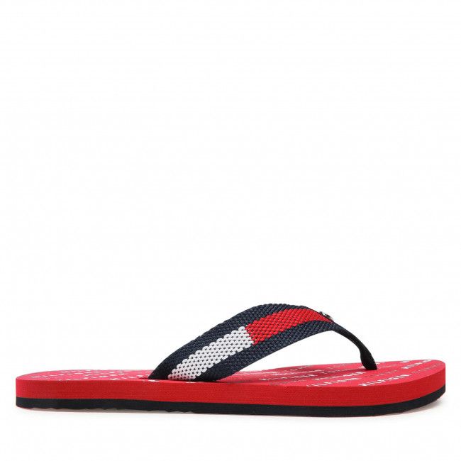 Infradito TOMMY HILFIGER - Th Slide Flag Flip Flop FW0FW05820 Rwb 0GZ