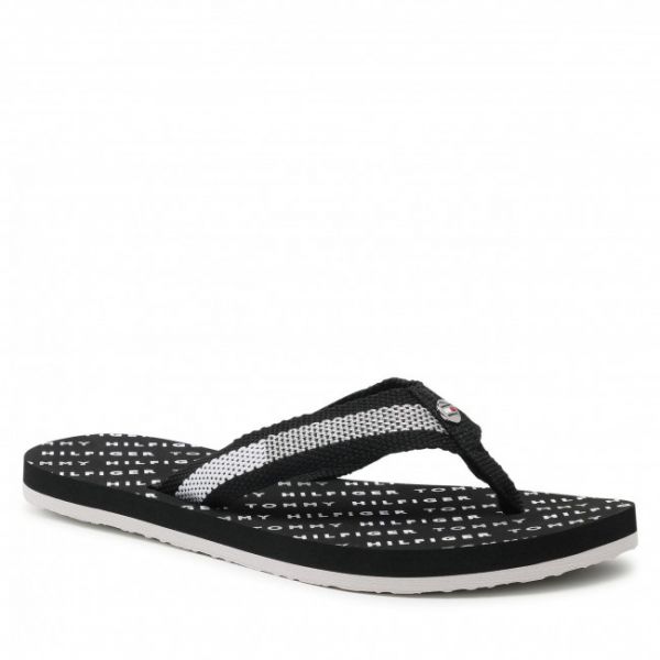 Infradito TOMMY HILFIGER - Th Slide Flag Flip Flop FW0FW05820 Black BDS