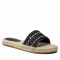 Espadrillas TOMMY JEANS - Colored Laces Flat Sandal EN0EN01438 Black BDS