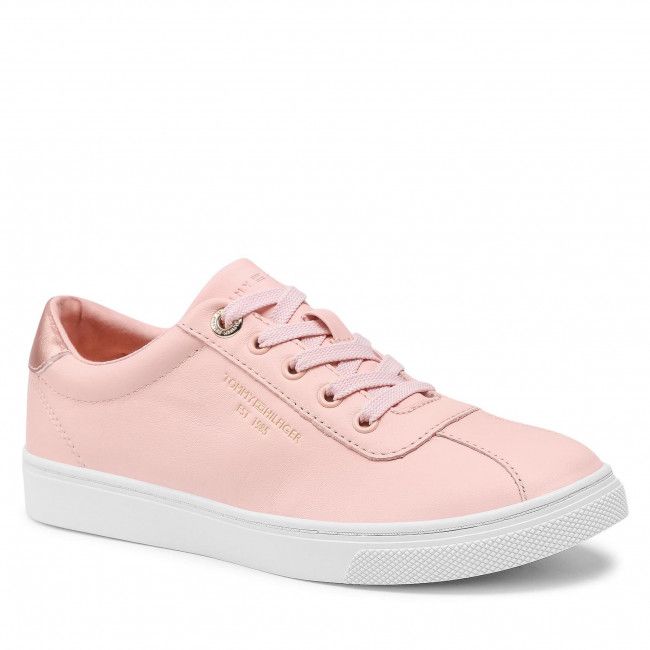 Sneakers TOMMY HILFIGER - Court Leather Sneaker FW0FW05795 Dusty Rose TL9