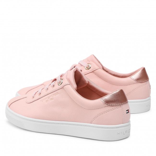 Sneakers TOMMY HILFIGER - Court Leather Sneaker FW0FW05795 Dusty Rose TL9