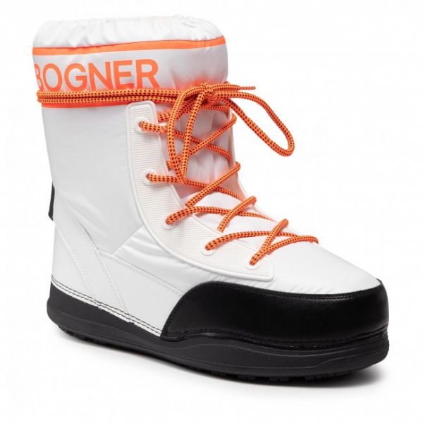 Stivali da neve BOGNER - La Plagne 1 B 32145-114 White/Red 039 Stivali da neve BOGNER - La Plagne 1 B 32145-114 White/Red 039