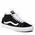 Scarpe sportive Vans - Mid Skool 37 VN0A3TKF6BT1 Black/True White