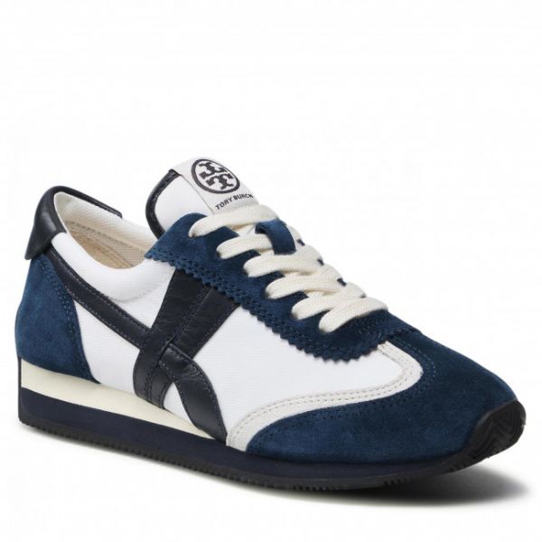 Sneakers TORY BURCH - Hank Sneaker 82187 Snow White/Bright Navy 110