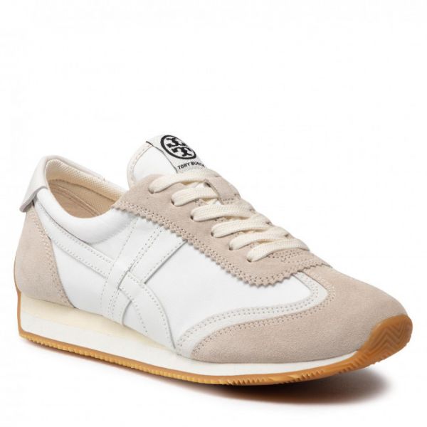 Sneakers TORY BURCH - Hank Sneaker 82187 Snow White/Beige 250