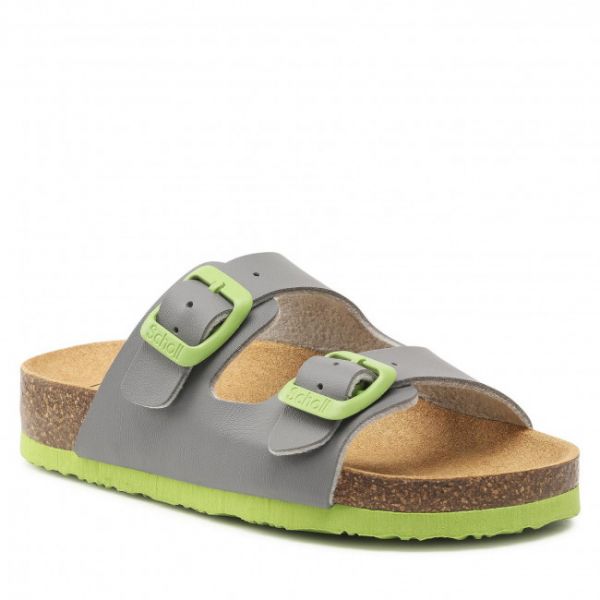 Ciabatte Scholl - Air Bag Kid F29641 1104 270 Grey/Green Ciabatte Scholl - Air Bag Kid F29641 1104 270 Grey/Green