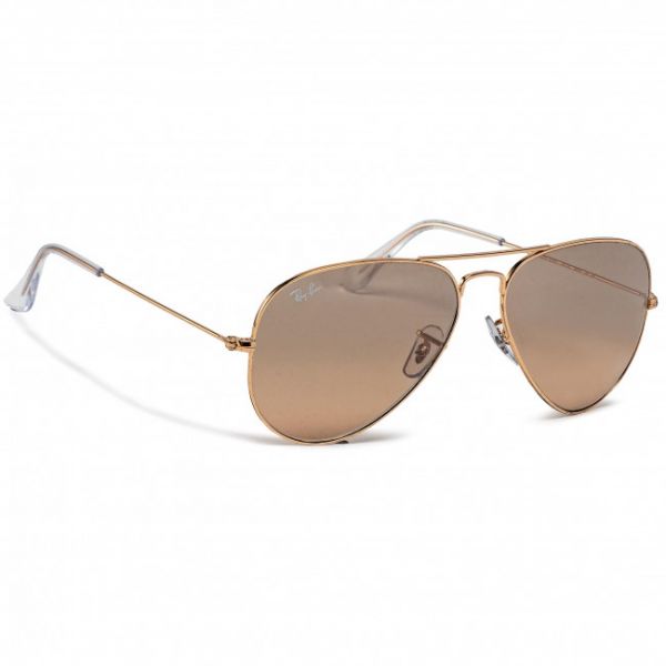 Occhiali da sole Ray-Ban - Aviator Large Metal 0RB3025 001/3E Arista/Pink Mirror Gradient Grey